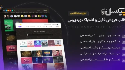 Pixel wordpress template